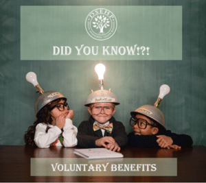 3 children with homemade thinking caps on made of strainers and light bulbs meeting at big desk or table